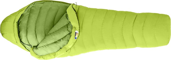 Il Marmot Hydrogen è un sacco a pelo ultralight top di gamma, uno tra i migliori modelli